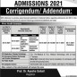 University Of Azad Jammu & Kashmir, Muzaffarabad announced admission 2021 for BS / Undergraduate Programs