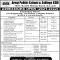 Army Public School ( APS), Karachi announced admission 2021 for INTERMEDIATE / A-LEVEL Programs