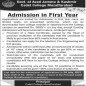Cadet College ( CC), Muzaffarabad announced admission 2021 for INTERMEDIATE / A-LEVEL Programs
