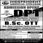 Independent Medical College Faisalabad announced admission 2021 for BS / Undergraduate Programs