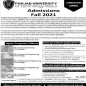 University Of Engineering And Technology (rasul) ( UET), Mandi Baha-ud-din announced admission 2021 for BS / Undergraduate Programs