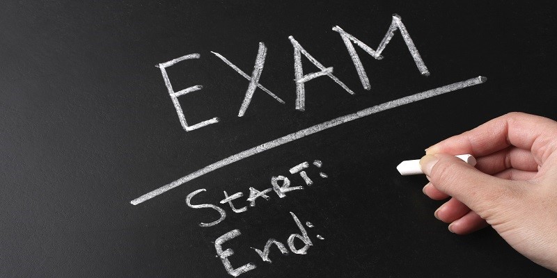 this an image of black board on which exam is written with chalk Science Champ 2025